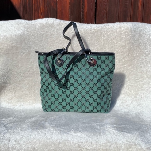 NWT Authentic Gucci Woven GG Traveling Ring Tote​ - Picture 4 of 6